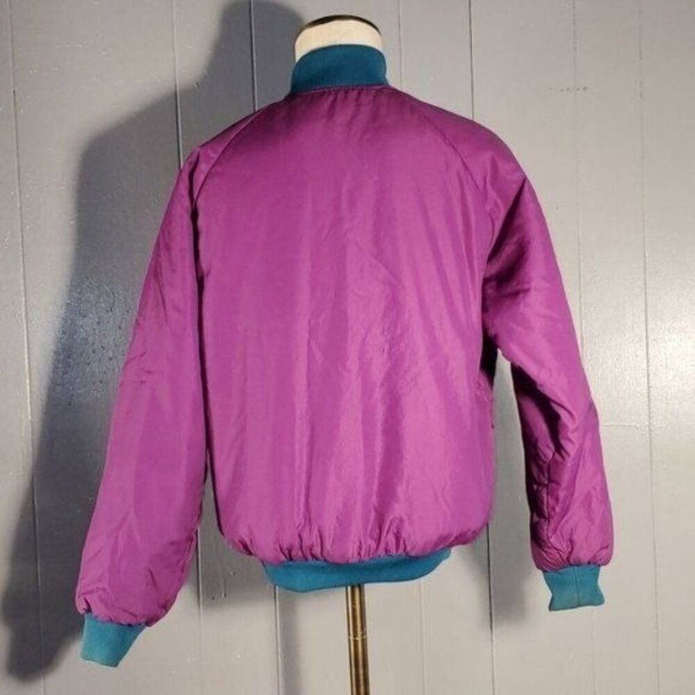 Vintage Columbia Jacket PUFFER COAT Reversible Radial Sleeve WOMEN'S WOMAN'S S - Picture 7 of 16